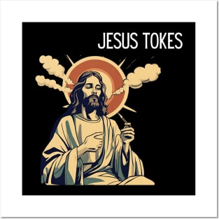 JESUS MEME - Divine Hits: Jesus tokes Posters and Art